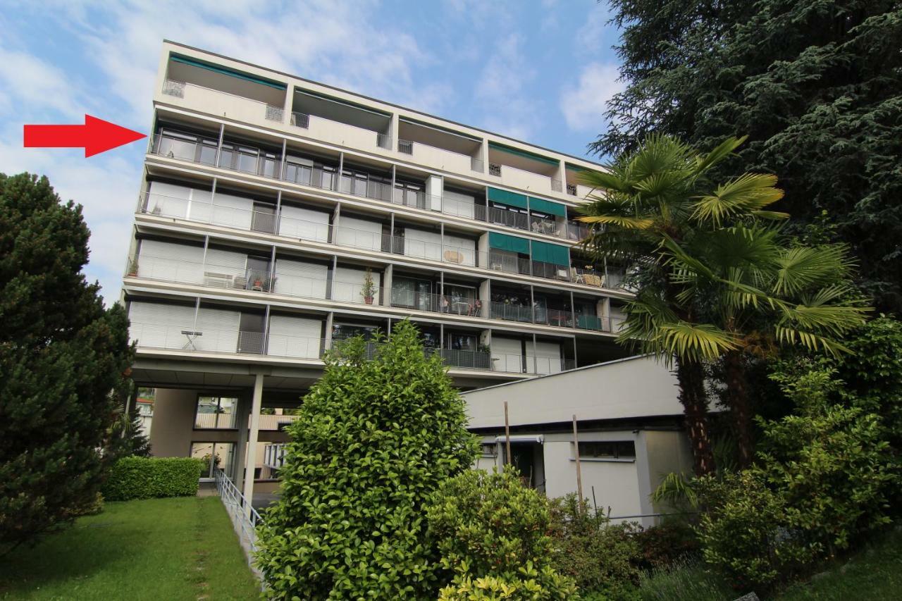 Lichtdurchflutete Ferienwohnung Mit Panorama-Sicht Und Schwimmbad/Sauna Muralto Exteriör bild